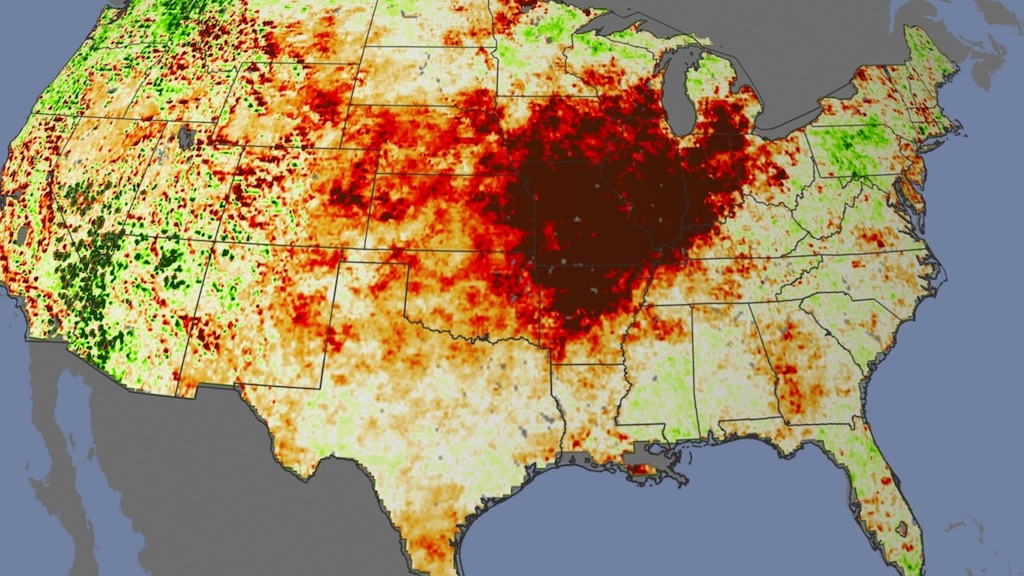 A new picture of drought reveals the summer of 2012's harsh growing conditions.