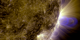 Blended 131 angstrom and 171 angstrom images of July 19, 2012 flare and CME.