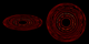 Watch the changing dust density and the growth of structure in this simulated debris disk. Dust quickly collects into clumps and then forms arcs and rings, structures similar to what astronomers observe in actual debris disks. As the dust heats the gas, the gas pressure increases and changes the drag force experienced by the dust. This essentially herds the dust into clumps that grow into larger patterns. The panel at left shows the disk from an angle of 24 degrees; at right, the disk is face-on. Lighter colors indicate higher dust density. For clarity, the animation does not show light from the central star. The disk extends about 100 times the average distance between Earth and the sun (100 AU, or 9.3 billion miles), which is comparable to the outer edge of our solar system’s Kuiper Belt.  Credit: NASA Goddard/W. Lyra (JPL-Caltech), M. Kuchner (Goddard)   Watch this video on the  NASAexplorer YouTube channel.