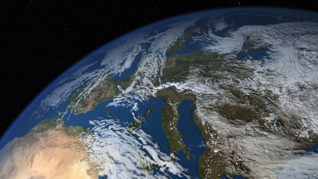 Computer-generated clouds reveal a key aspect of Europe’s meteorology.
