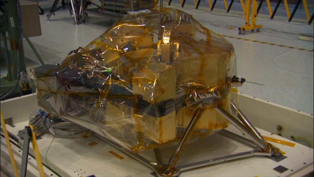 B-roll of the NIRCam optics module being delivered to NASA Goddard Space Flight Center and moved into the clean room.