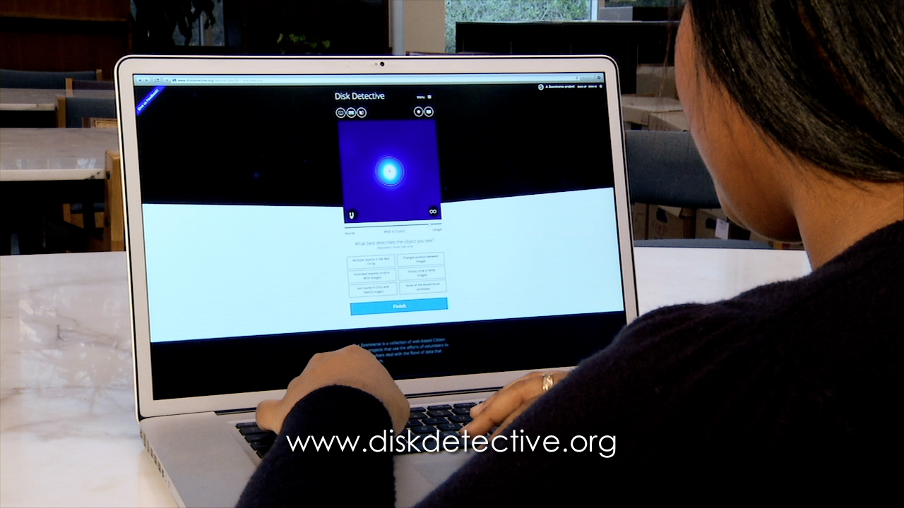 Take a tour of DiskDetective.org with Goddard astrophysicist Marc Kuchner, the project's principal investigator.Watch this video on the NASA Goddard YouTube channel.For complete transcript, click here.