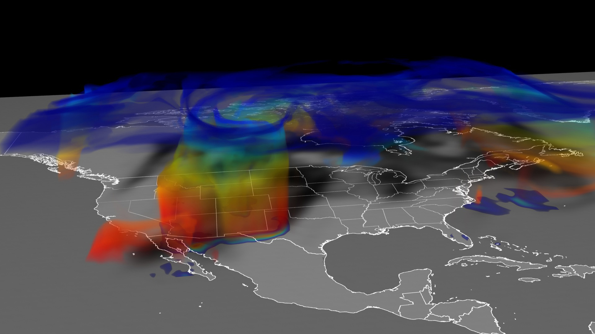 Ozone descends to Earth’s surface, with consequences for air quality.