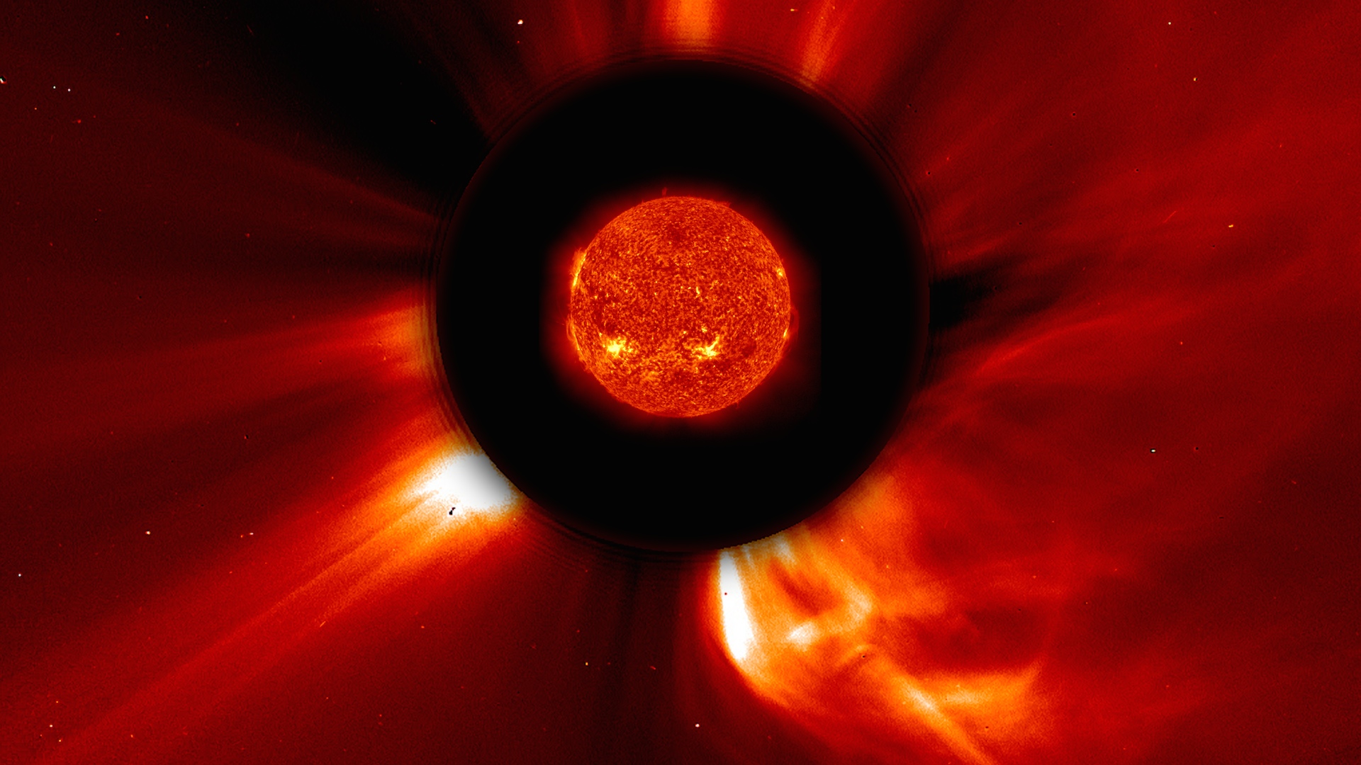 Three NASA observatories work together to help scientists track the journey of a massive coronal mass ejection, or CME, in July 2012.Credit: NASA/SDO/STEREO/ESA/SOHO/WiessingerWatch this video on the NASA Goddard YouTube channel.For complete transcript, click here.
