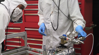 Broll for JWST Microshutters are moved for thermal, accoustic and vibration testing