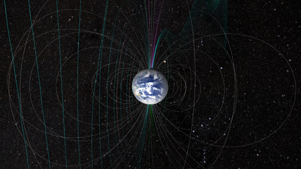 Our planet's magnetic field changes shape constantly due to strong winds from the sun.
