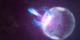 A rupture in the crust of a highly magnetized neutron star, shown here in an artist's rendering, can trigger high-energy eruptions. Fermi observations of these blasts include information on how the star's surface twists and vibrates, providing new insights into what lies beneath. The subtle pattern on the surface represents a twisting motion imparted to the magnetar by the explosion.  Credit: NASA's Goddard Space Flight Center/S. Wiessinger