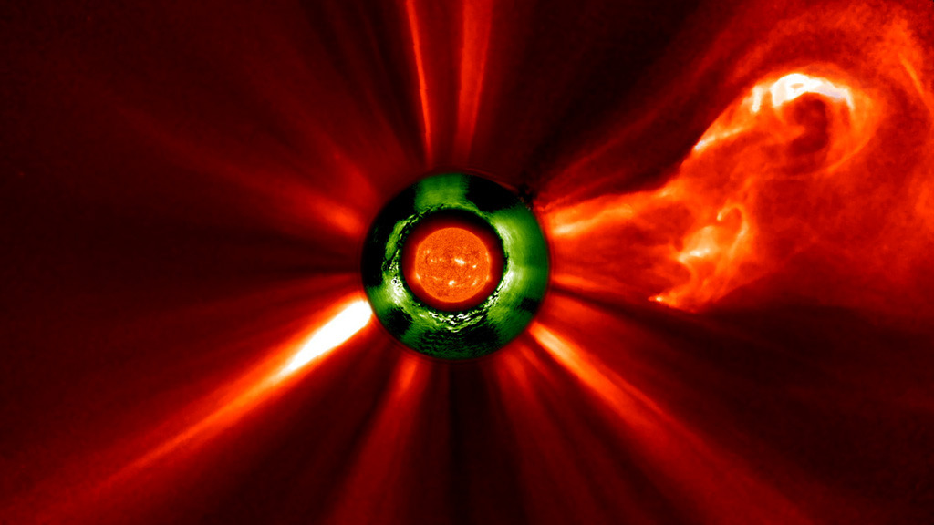 Explore how scientists trace the journey of material exploding from the sun.