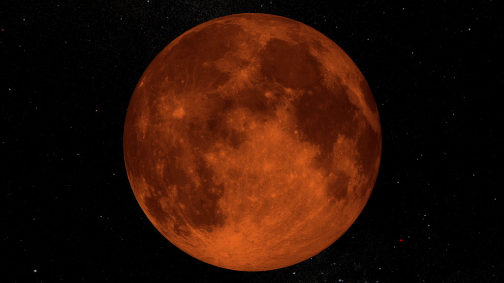 Find out why the moon occasionally changes color.