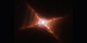 The center of Red Rectangle is a pair of dying stars, orbiting one another in a dense disk of material that funnels dust and gas outward.