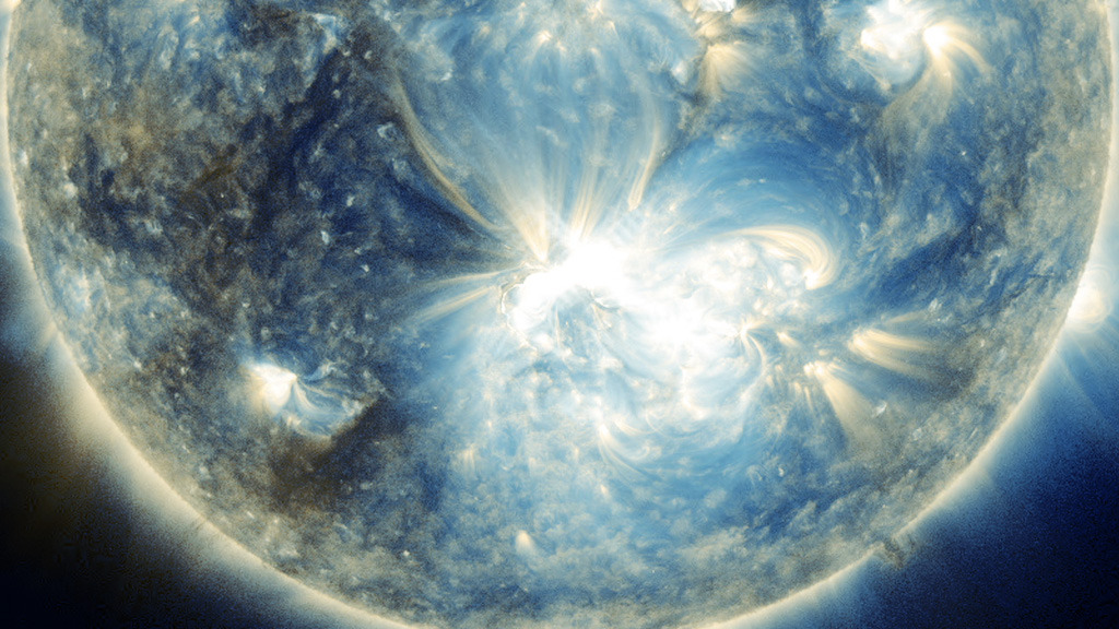 Explosive events on the sun send an incredible amount of energy into space.