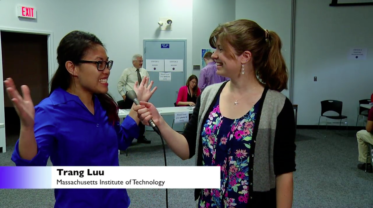 On the first day of the 2015 summer internship season, host Katrina Jackson meets a wide variety of incoming Goddard interns who are working on projects such as web design, engineering, environmental education, finance, CubeSats, sea level rise, rockets, and more! Interns interviewed include Jitin Krishnan, Trang Luu, Samuel Cole, Joshua Hernandez, Jessica Renigson, Wallace Phillips, Anjali Mittu, Ray Paleg, Virginia Schwartz, and Lucas Fonseca. 