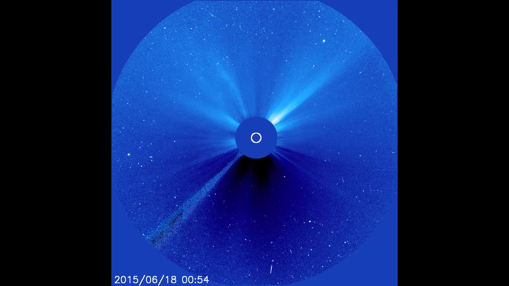Video of SOHO C3 showing CMEs on June 18 - 23, 2015. Credit: NASA/SOHO