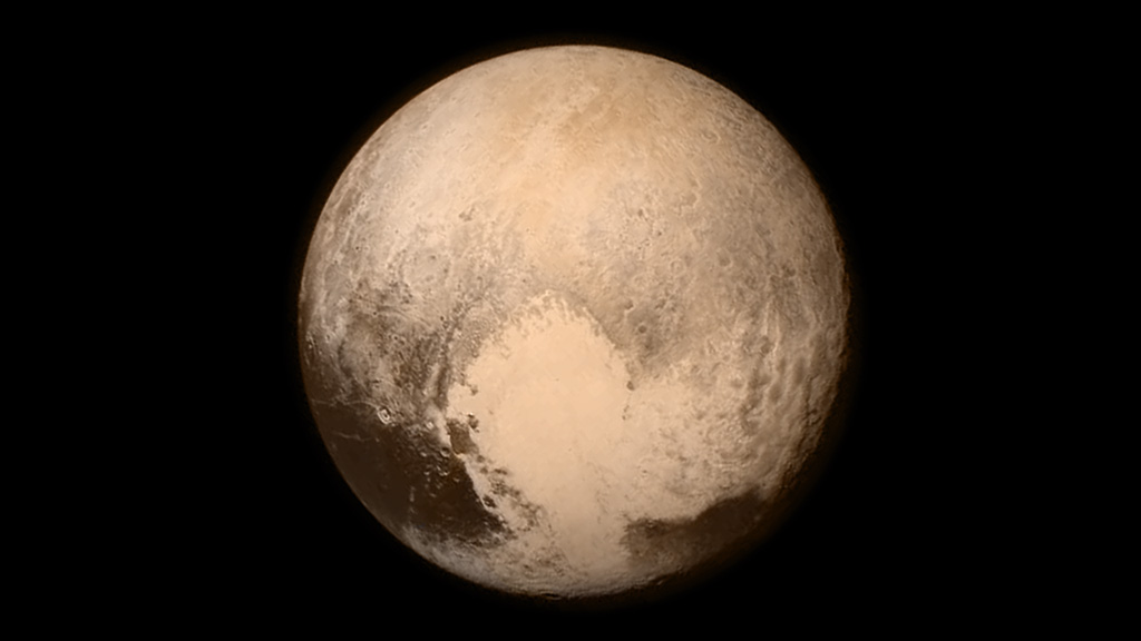 NASA’s New Horizons spacecraft arrives at Pluto after a 3-billion-mile journey.