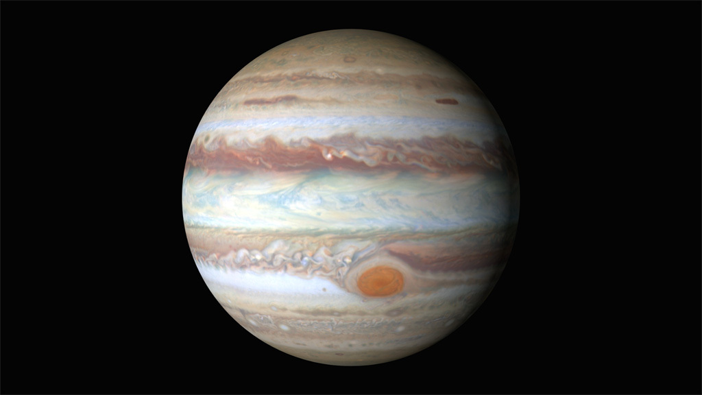 The Hubble Space Telescope provides new maps of Jupiter.