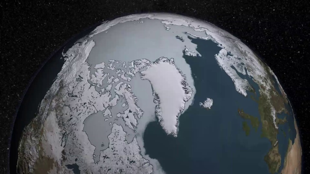 LEAD: Scientists report today (September 15, 2015) that the Arctic sea ice summertime minimum is the fourth lowest on record.1.  Analysis of satellite data by NASA and the National Snow Ice Data Center indicates that the accelerated summer melting trend since the late 1970s continues.2. This increased melting is a response to the warming global temperatures.3.  It is unclear whether this year's strong El Niño has had any impact on the Arctic sea ice.TAG: Weather and climate researchers are continuing to study the possible effects that the increased open Arctic waters in the autumn might have on snowstorm development in the winter season.