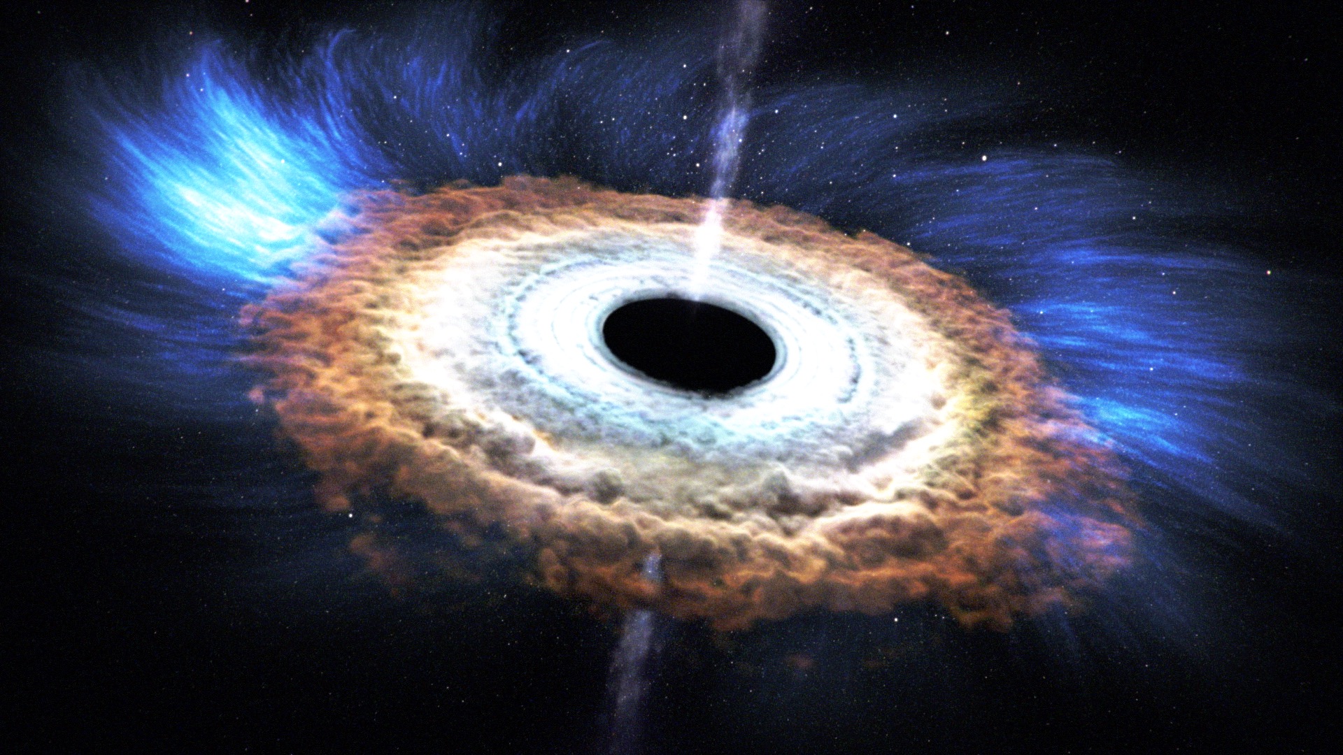 Gms Massive Black Hole Shreds Passing Star