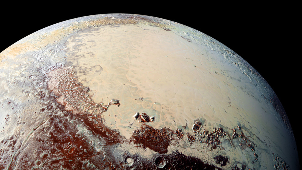 NASA’s New Horizons spacecraft reveals features on Pluto never before seen.