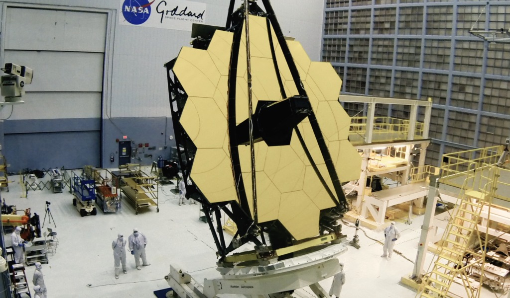 GSFC tilt of JWST primary mirror 