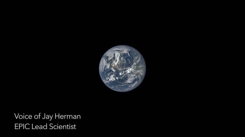 Scientist Jay Herman narrates this video showing one year in the life of Earth seen through the lens of NASA's EPIC camera.Complete transcript available.