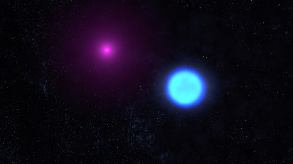 NASA's Fermi Gamma-ray Space Telescope finds record-breaking binary in a galaxy next door.
