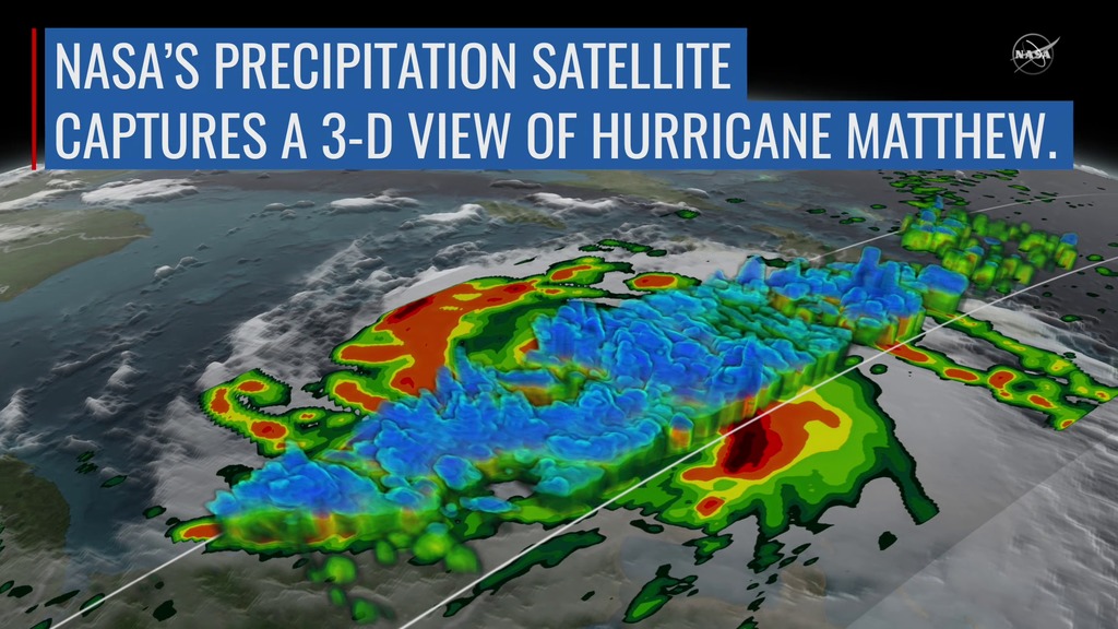 Preview Image for NASA Satellite Captures 3-D View Of Hurricane Matthew