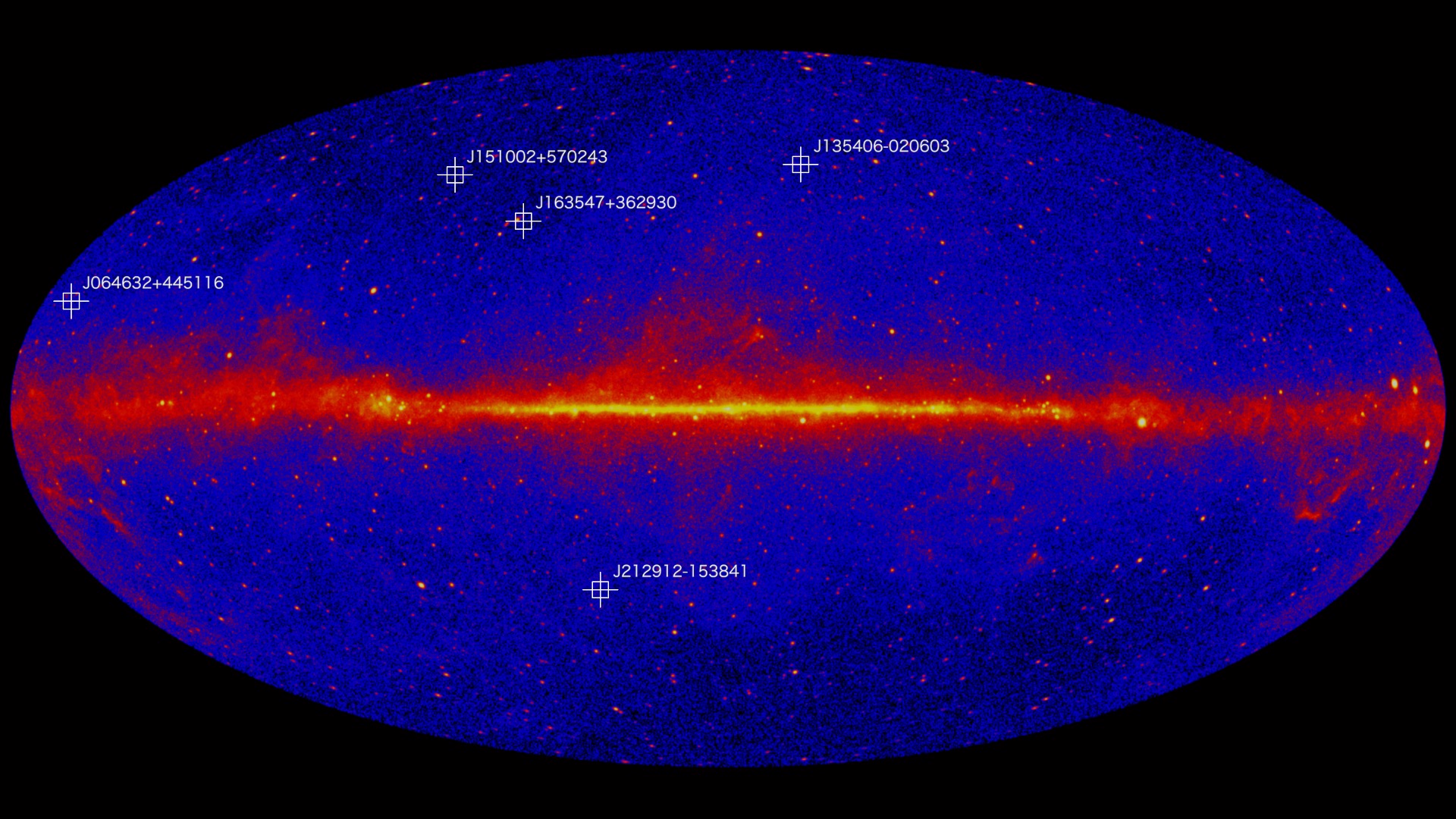 NASA's Fermi Gamma-ray Space Telescope has discovered the five most distant gamma-ray blazars yet known. The light detected by Fermi left these galaxies by the time the universe was two billion years old. Two of these galaxies harbor billion-solar-mass black holes that challenge current ideas about how quickly such monsters could grow.Watch this video on the NASA Goddard YouTube channel.Complete transcript available.