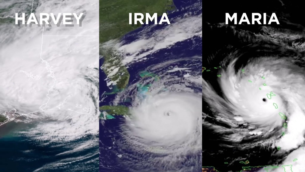 Preview Image for Intense String of Hurricanes Seen From Space