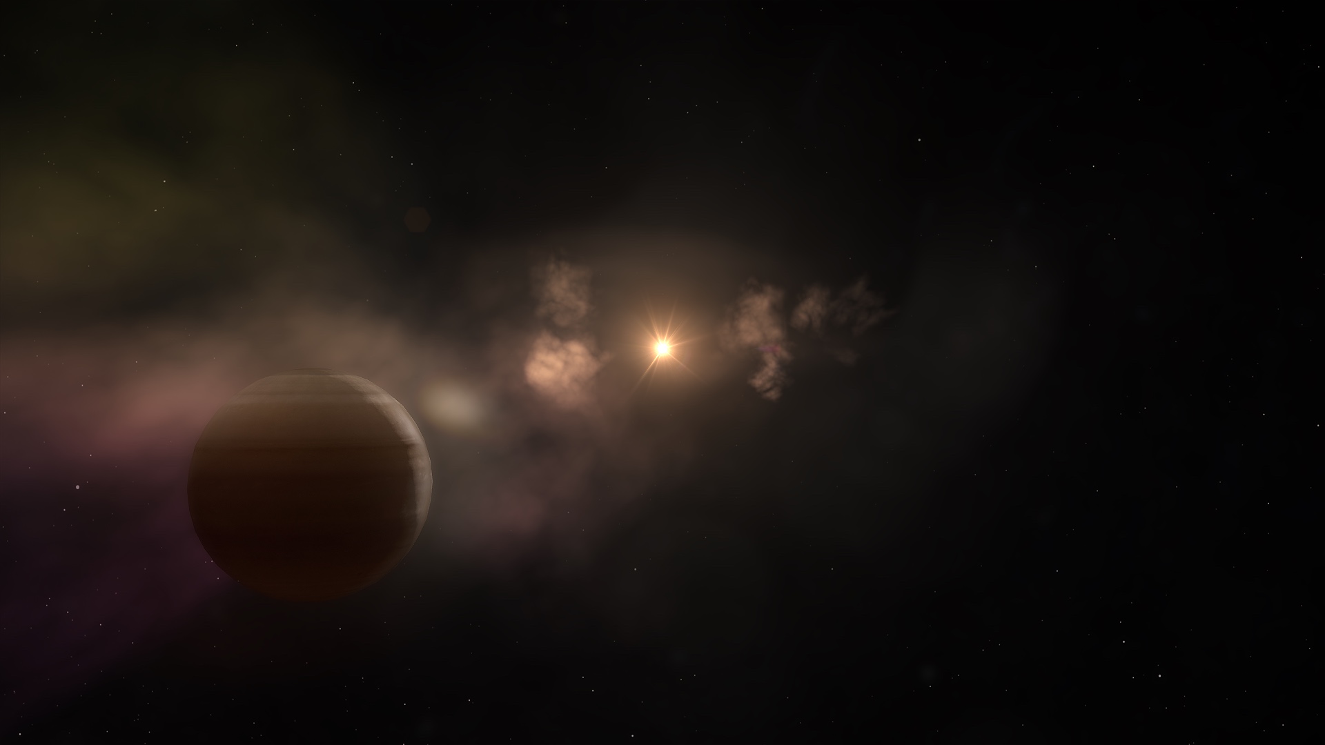 Zoom into RZ Piscium, a star about 550 light-years away that undergoes erratic dips in brightness. This animation illustrates one possible interpretation of the system, with a giant planet near the star slowly dissolving. Gas and dust stream away from the planet, and these clouds occasionally eclipse the star as we view it from Earth.Music: "Frozen Wonder" from Killer Tracks Watch this video on the NASA Goddard YouTube channel.Credit NASA's Goddard Space Flight Center/CI LabComplete transcript available.