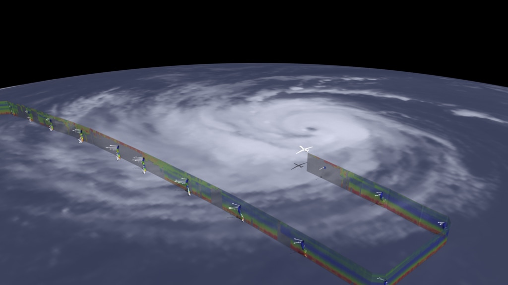 Learn one of the ways scientists drop in to study hurricanes.