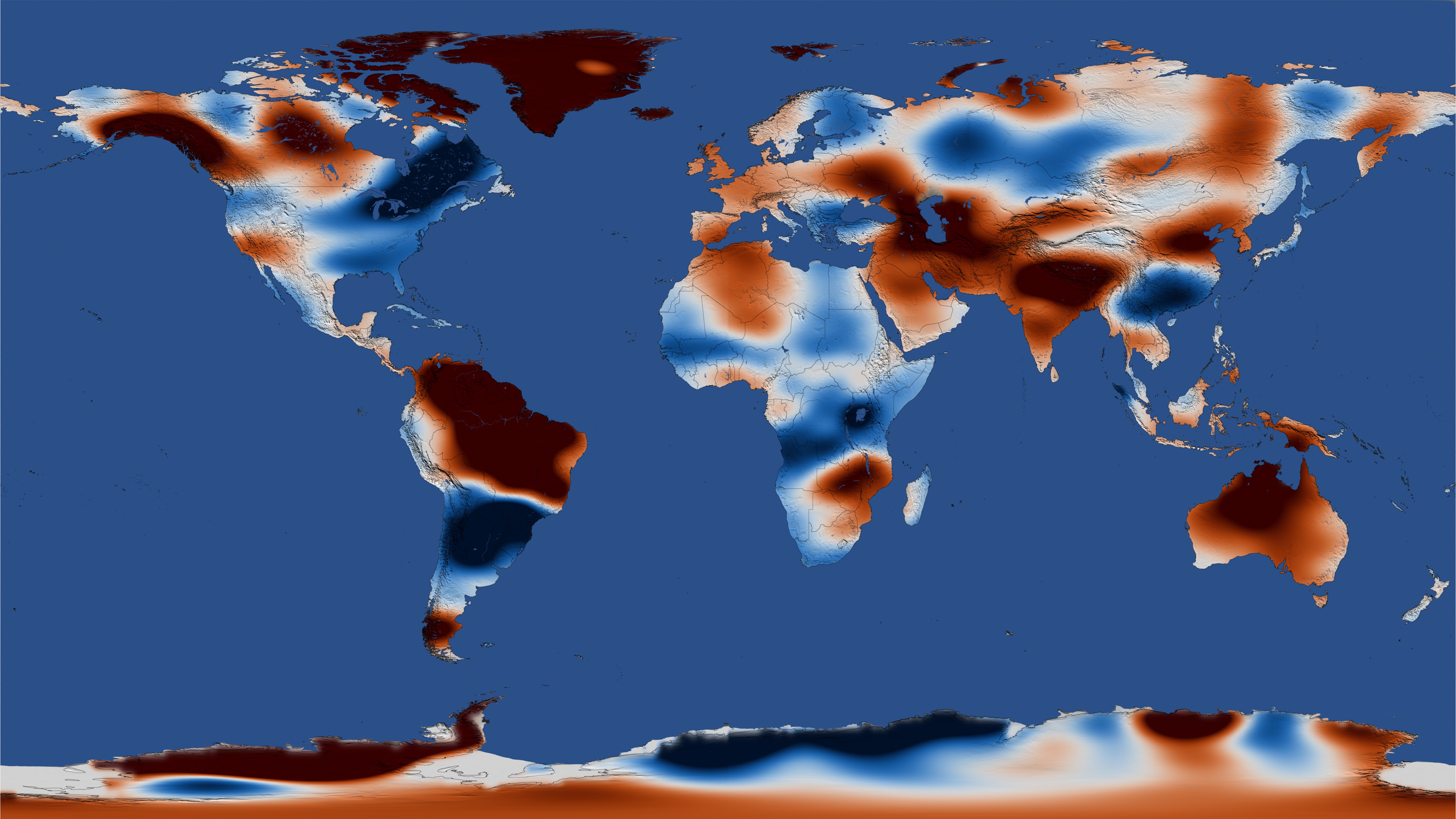 NASA SVS  A Map of Freshwater