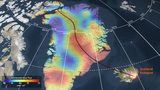 SVS: Geothermal Heat Flux Reveals the Iceland Hotspot Track underneath  Greenland