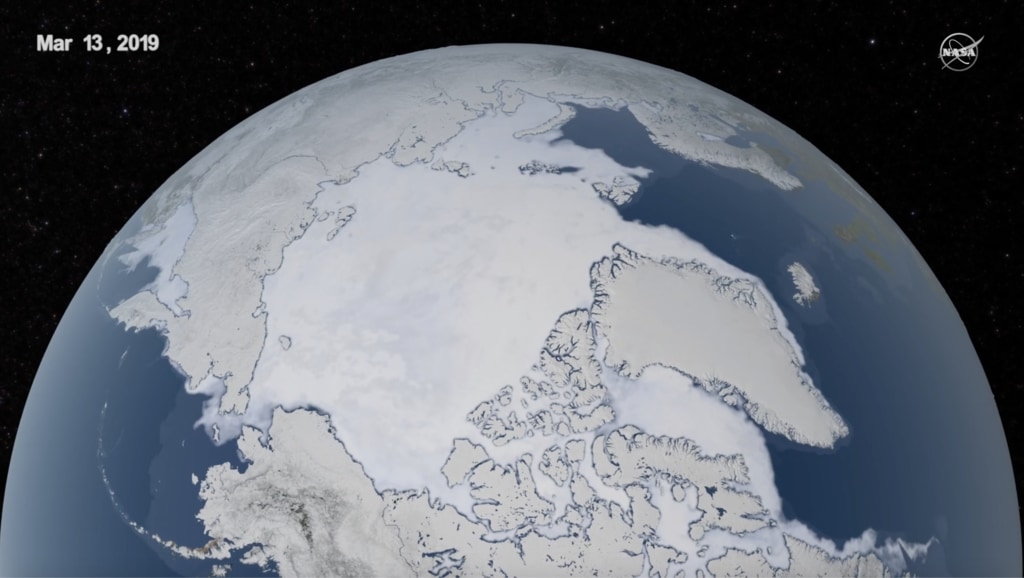 Preview Image for 2019 Arctic Sea Ice Maximum Continues Trend of Decline