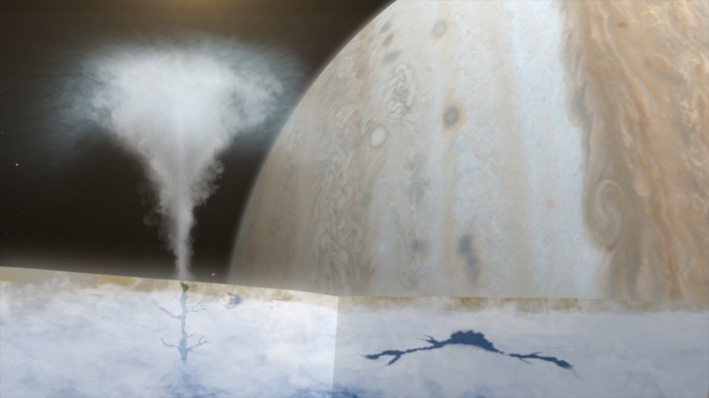 An international research team led out of NASA’s Goddard Space Flight Center have obtained the first direct detection of water vapor on Jupiter’s moon, Europa. This video explains the findings.Music provided by Killer Tracks: "Cross the Line" - Wally Gagel & Xandy BarryKeck Observatory visuals provided by: Sean Goebel/W. M. Keck Observatory