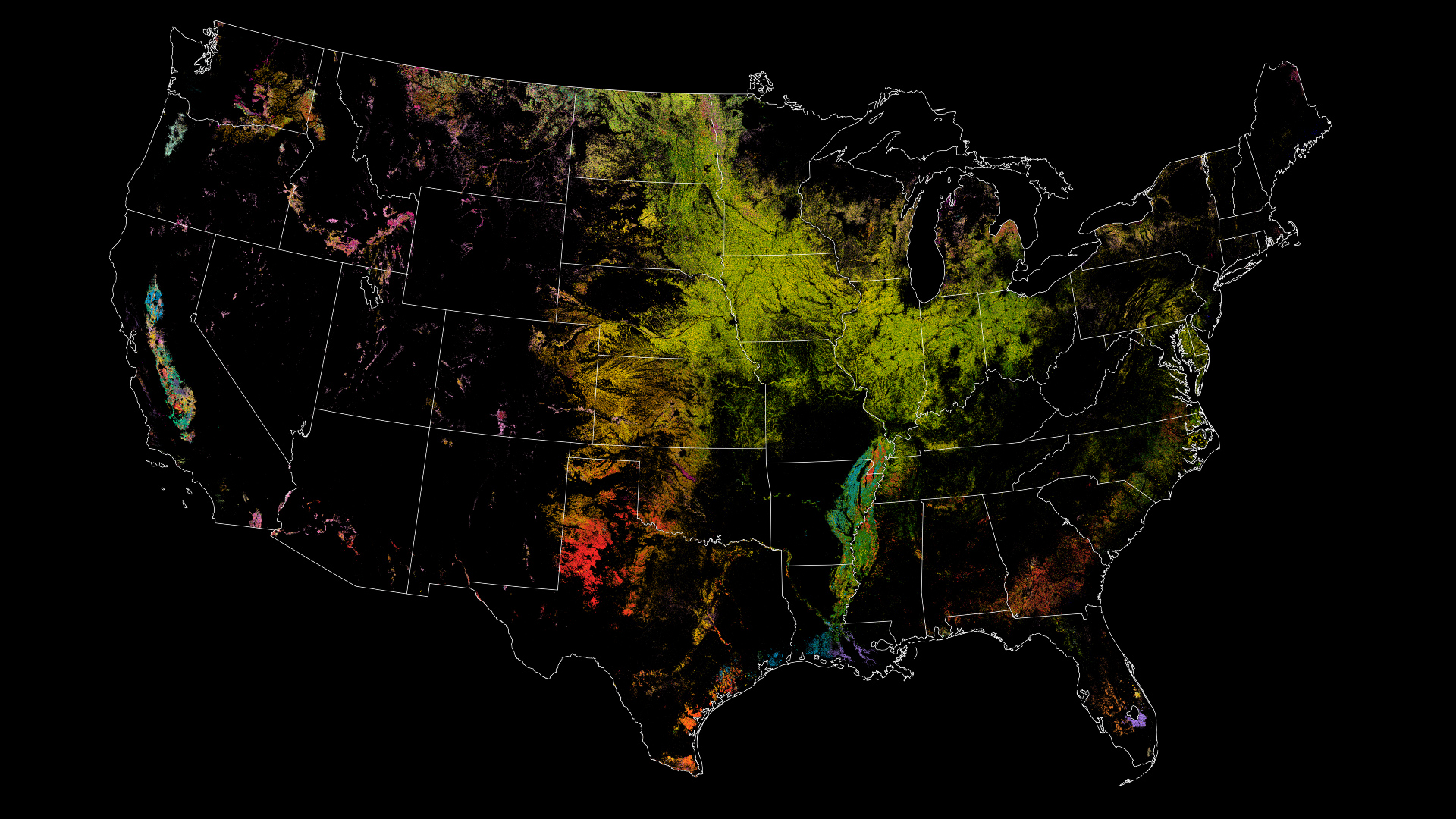 The U.S. Department of Agriculture tracks how many acres and the annual yield for every crop produced. One method used to estimate crop acreage and yield is remote-sensing data from the NASA-USGS Landsat satellite program. The program started in 1997,with North Dakota, and by 2008 covered the entire lower 48 states and the District of Columbia. Music: "Downloading Landscapes" by Andrew Michael Britton [PRS] and David Stephen Goldsmith [PRS]. Published by Atmosphere Music Ltd [PRS].Complete transcript available.Watch this video on the NASA Goddard YouTube channel.