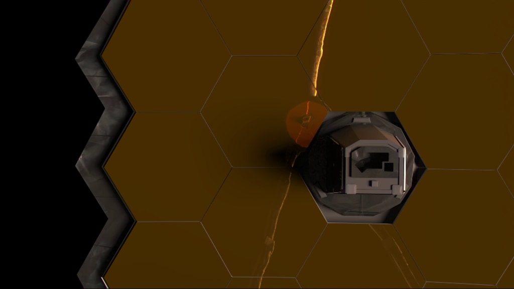 Beauty animation of the James Webb Space Telescope