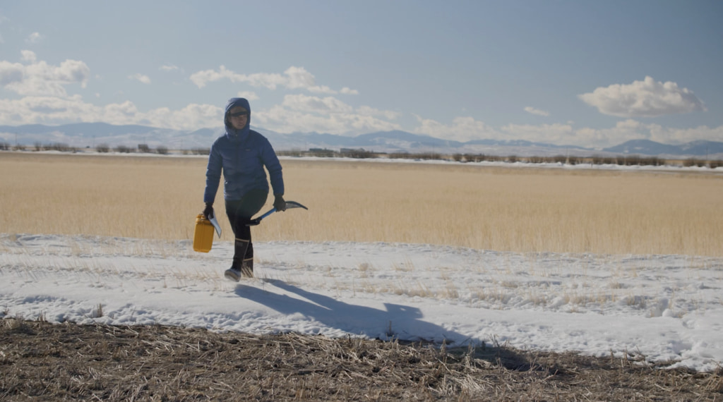 Preview Image for Snow Scientists in the Windswept Montana Prairie