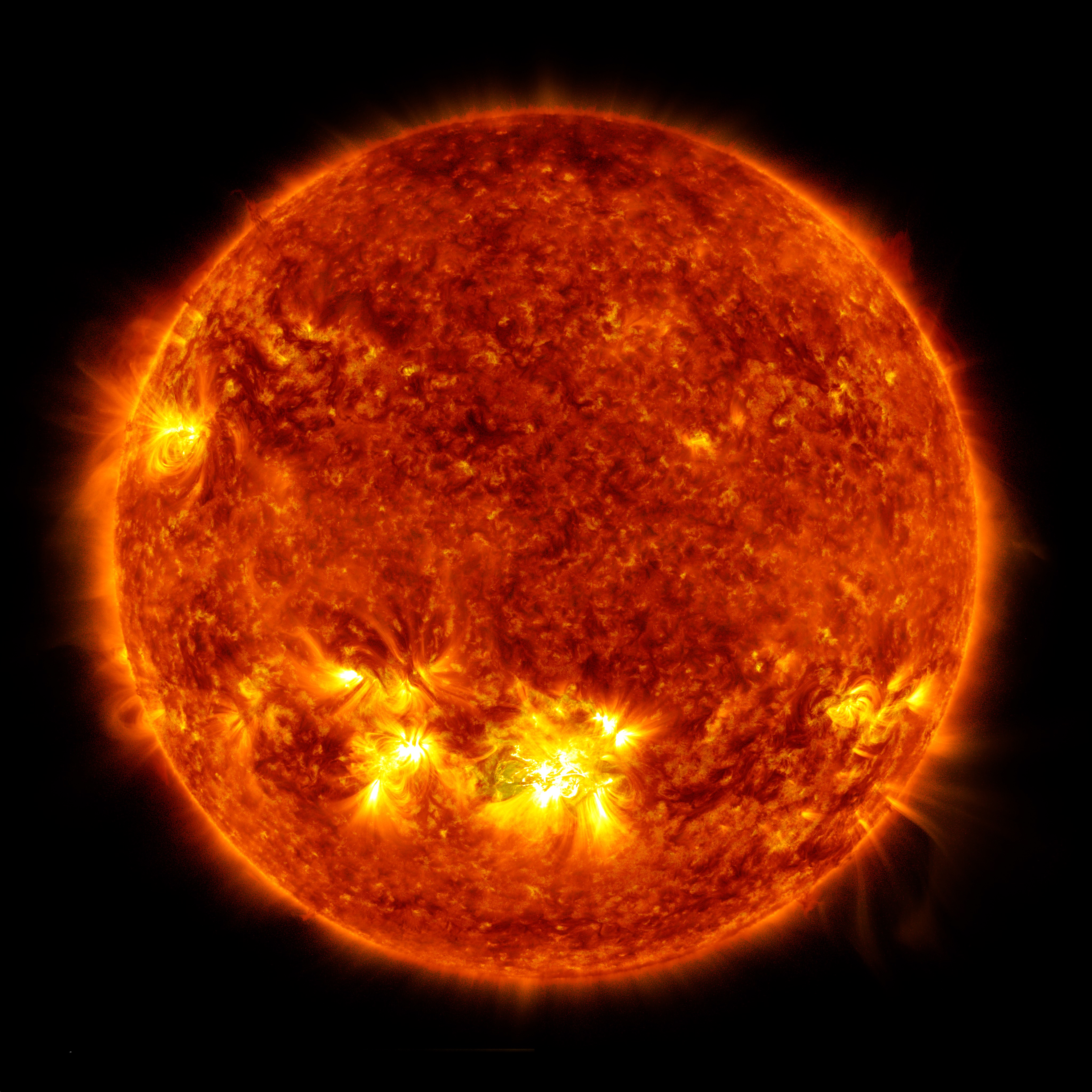 X-1 brillamento solare