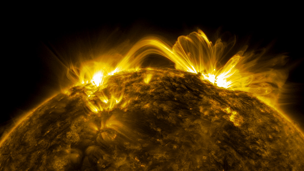 This video contains imagery of the Sun from the Solar Dynamics Observatory (SDO).  Much of this footage is in ultraviolet light and shows the hot atmosphere of the Sun, called the corona.  It is edited to accompany Carl Nielsen's Helios Overture.