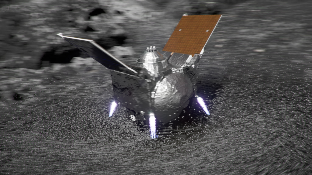 When OSIRIS-REx touched down on asteroid Bennu, it encountered a surface of loose rocks and pebbles just barely held together by gravity.<p><p><p><a href="/vis/a010000/a014100/a014179/Thirty_Seconds_On_Bennu_Transcript.html">Complete transcript</a> available.</p><p><p>Universal Production Music: “Subsurface” by Ben Niblett and Jon Cotton<p><b>Watch this video on the <a href="https://youtu.be/wCO1y_GNo98" target="_blank" >NASA Goddard YouTube channel</a>.</b><p>
