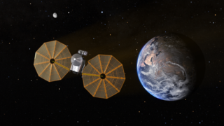 Launching in 2021, NASA's Lucy spacecraft will be the first space mission to study the outer Solar System asteroids known as the Trojans, which are orbiting the same distance from the Sun as Jupiter.  These fly-by encounters are planned to take place over a 12-year period.  The instruments on board will collect data on surface geology, surface color and composition, the asteroids' interior and bulk properties, as well as any satellites and rings.

Lucy is named for the famous Australopithecus afarensis hominid fossil that shed light on our early human ancestors. By making the first exploration of the Trojan asteroids, the Lucy mission will improve our understanding of the early solar system, and be the first to uncover these fossils of planet formation.