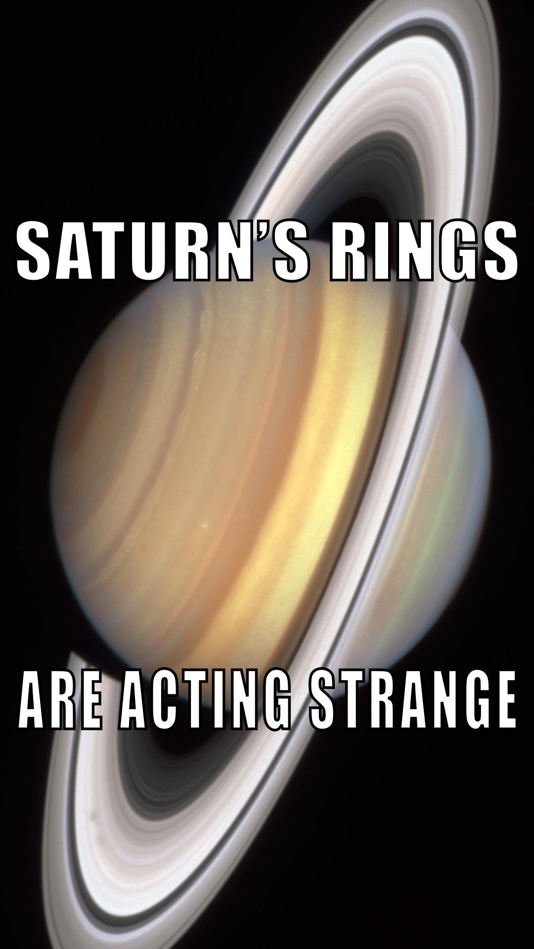 NASA SVS | Saturn's Rings Are Acting Strange