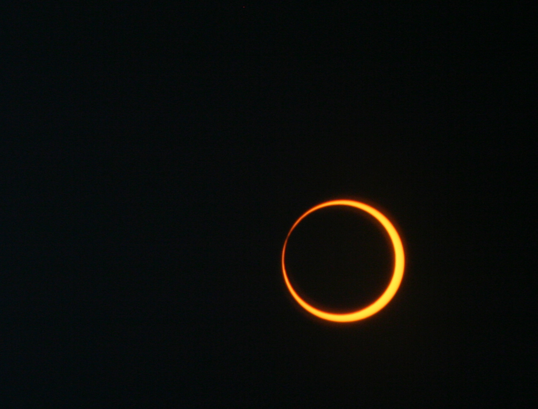 An annular solar eclipse photographed on May 20, 2012. Credit: NASA/Bill Dunford