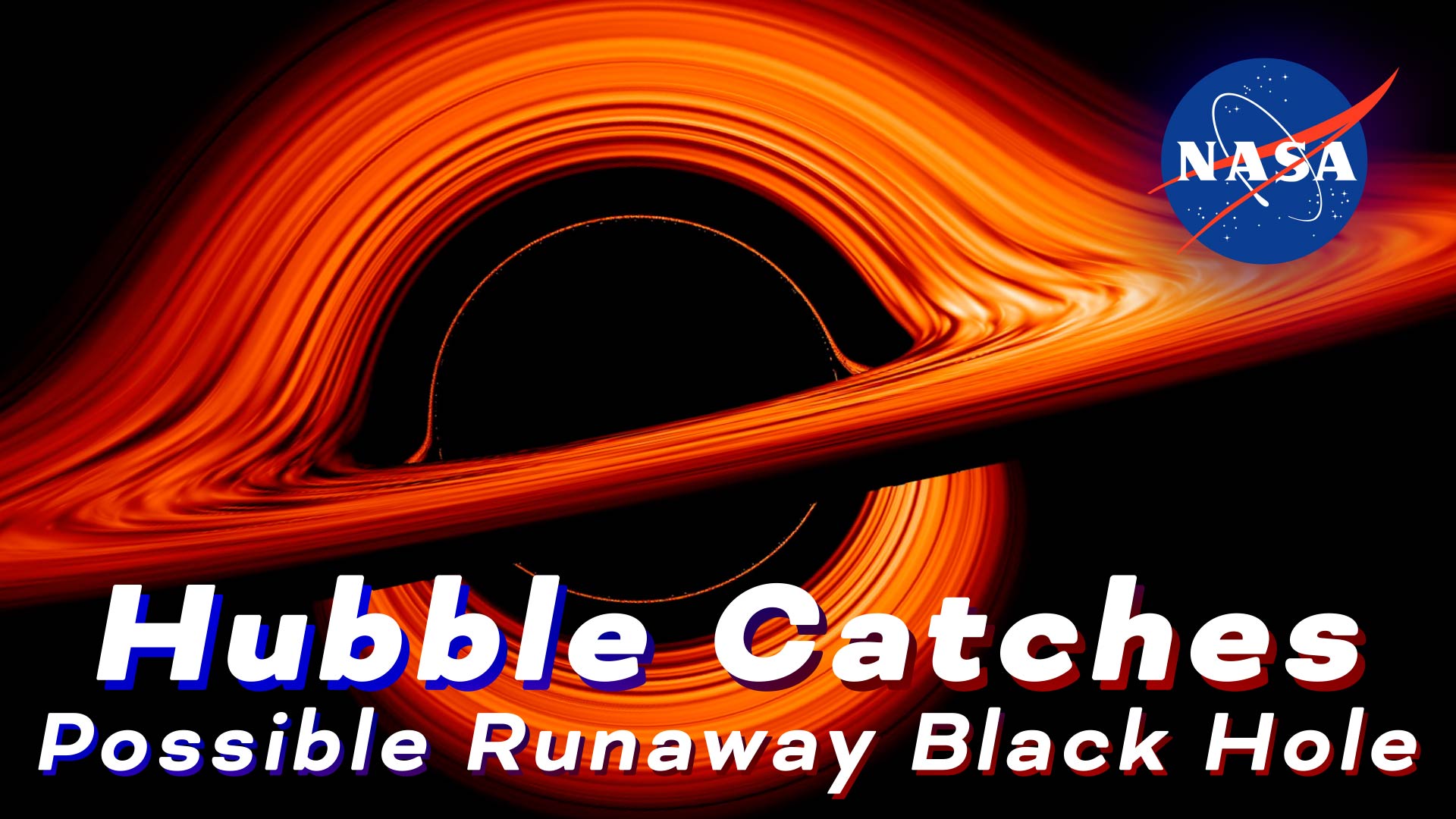 Preview Image for Hubble Catches Possible Runaway Black Hole