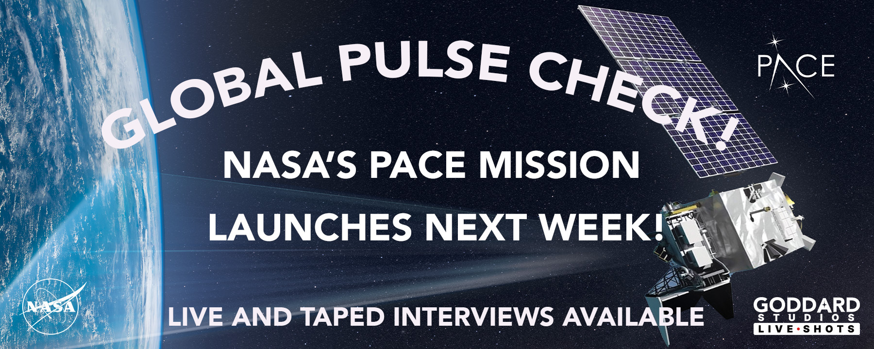 Click here for more information about the PACE mission.Associated cut b-roll for the live shots will be added by 5 p.m. EST on Friday, Feb 2