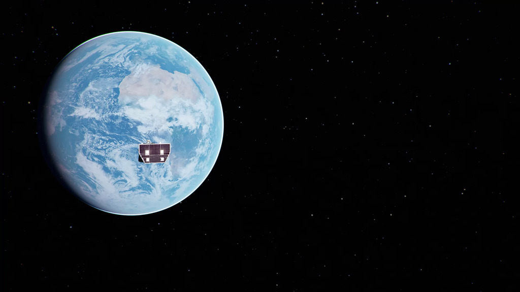 Animated beauty pass of the Carruthers Geocorona Observatory enroute to Earth–Sun Lagrange Point 1 (L1).Credit: NASA’s Conceptual Imaging Lab/Jonathan North
