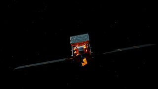 A beauty pass of NASA's Fermi Gamma-ray Space Telescope. The spacecraft fills the frame with a starry background at 0:05 and is fully in frame with Earth partially in the background at 0:11.Credit: NASA's Goddard Space Flight Center/CI Lab