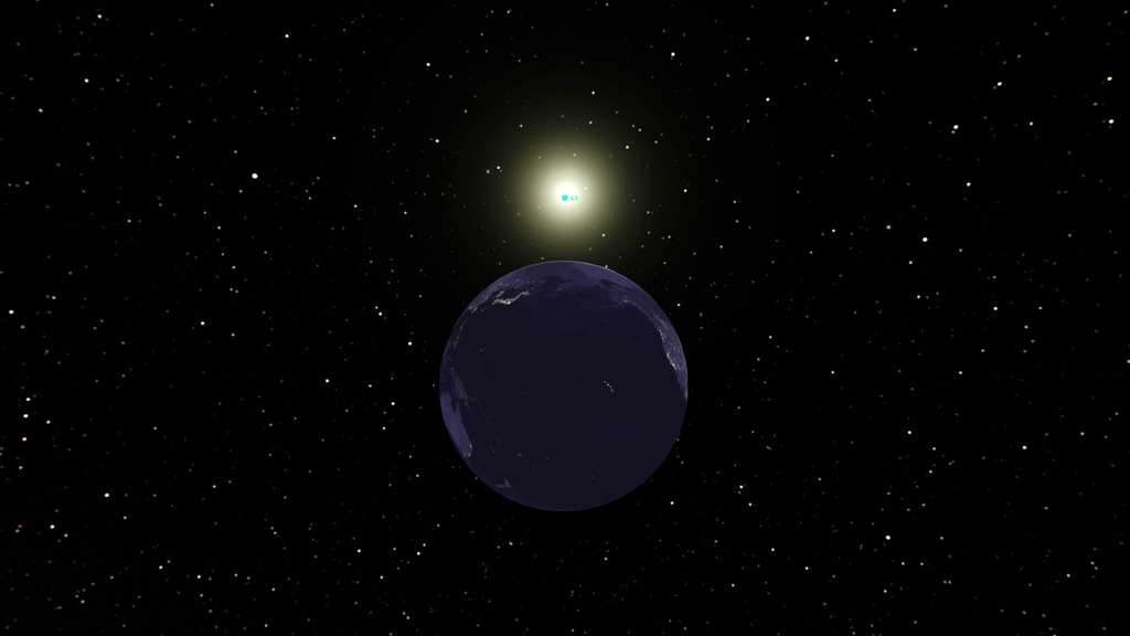 Conceptual AnimationThe IMAP spacecraft launches from Cape Canaveral, Florida, to space. The mission is situated at the first Earth-Sun Lagrange point (L1), at around one million miles from Earth toward the Sun.Credit: Princeton/Patrick McPike