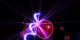 This animation shows a high-energy photon (blue coil) colliding with a free electron (red ball), which causes the release of a gamma-ray (purple flash). 
