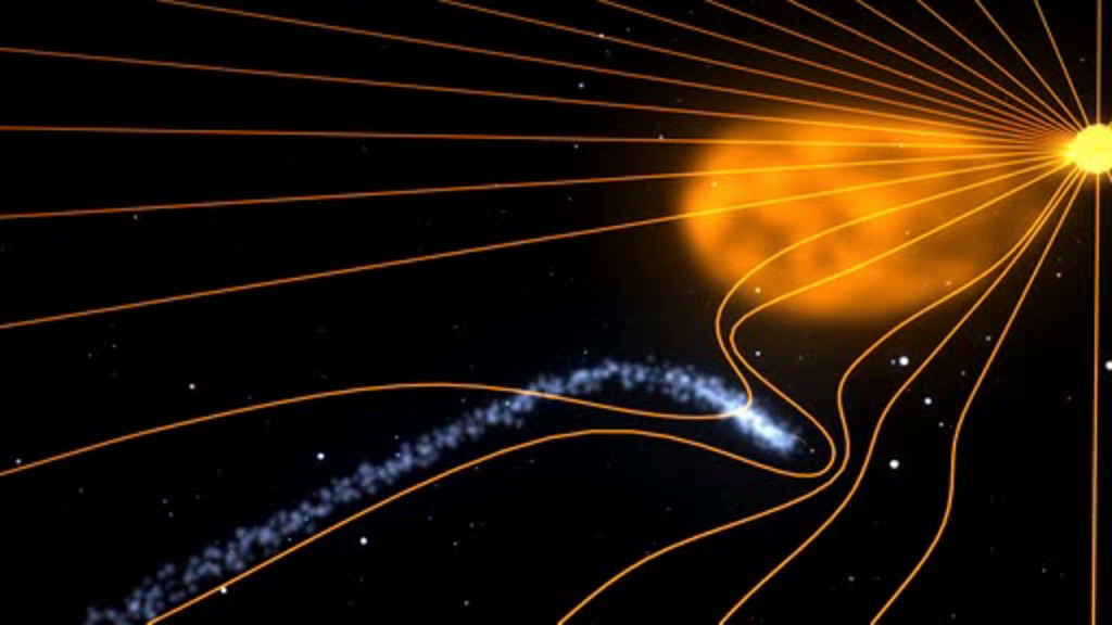 Comet Encke and Solar magnetic Fields